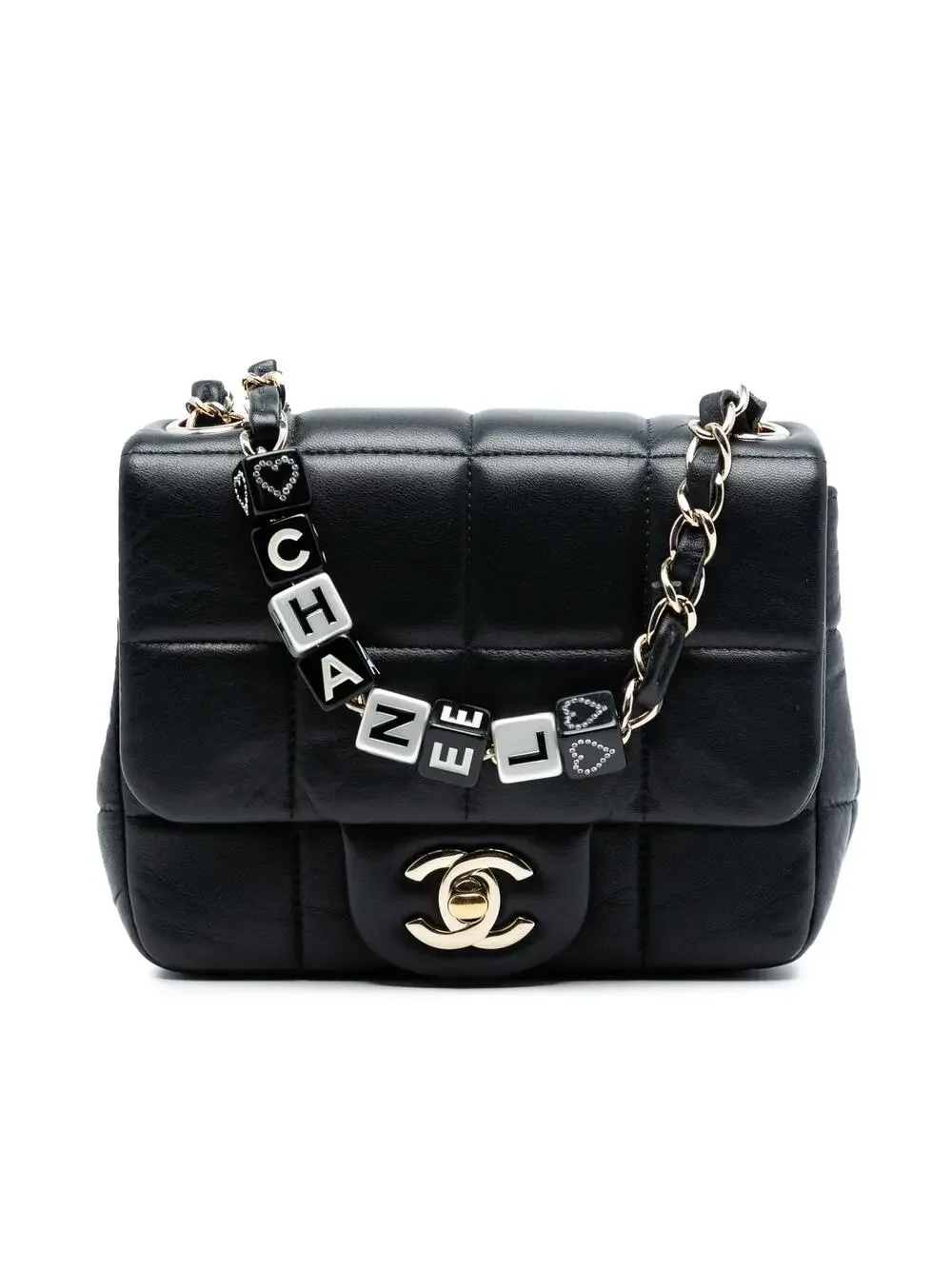 Chanel Monacoco Logo Blocks Square Flap #287650C46B